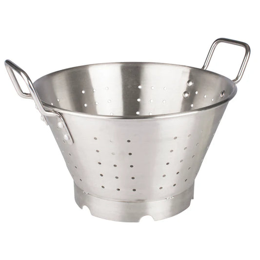 Winco SLO-11/16, 11/16qt Heavy-Duty S/S Colander w/Handles & Base, EA