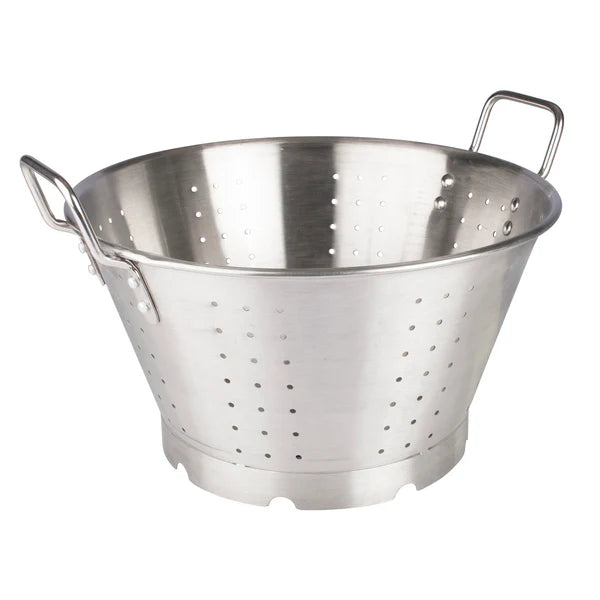 Winco SLO-11/16, 11/16qt Heavy-Duty S/S Colander w/Handles & Base, EA
