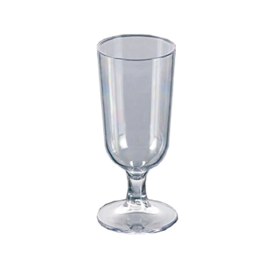 Yanco Goblet SM-12-G is a stylish and durable choice for serving beverages in professional settings. Made from high-quality SAN plastic, this 12 oz goblet offers the elegant clarity of glass while being resistant to breakage, making it ideal for high-traffic environments. With a sleek 3-inch diameter and 7-inch height, it provides a refined presentation suitable for restaurants, bars, and catering services. 