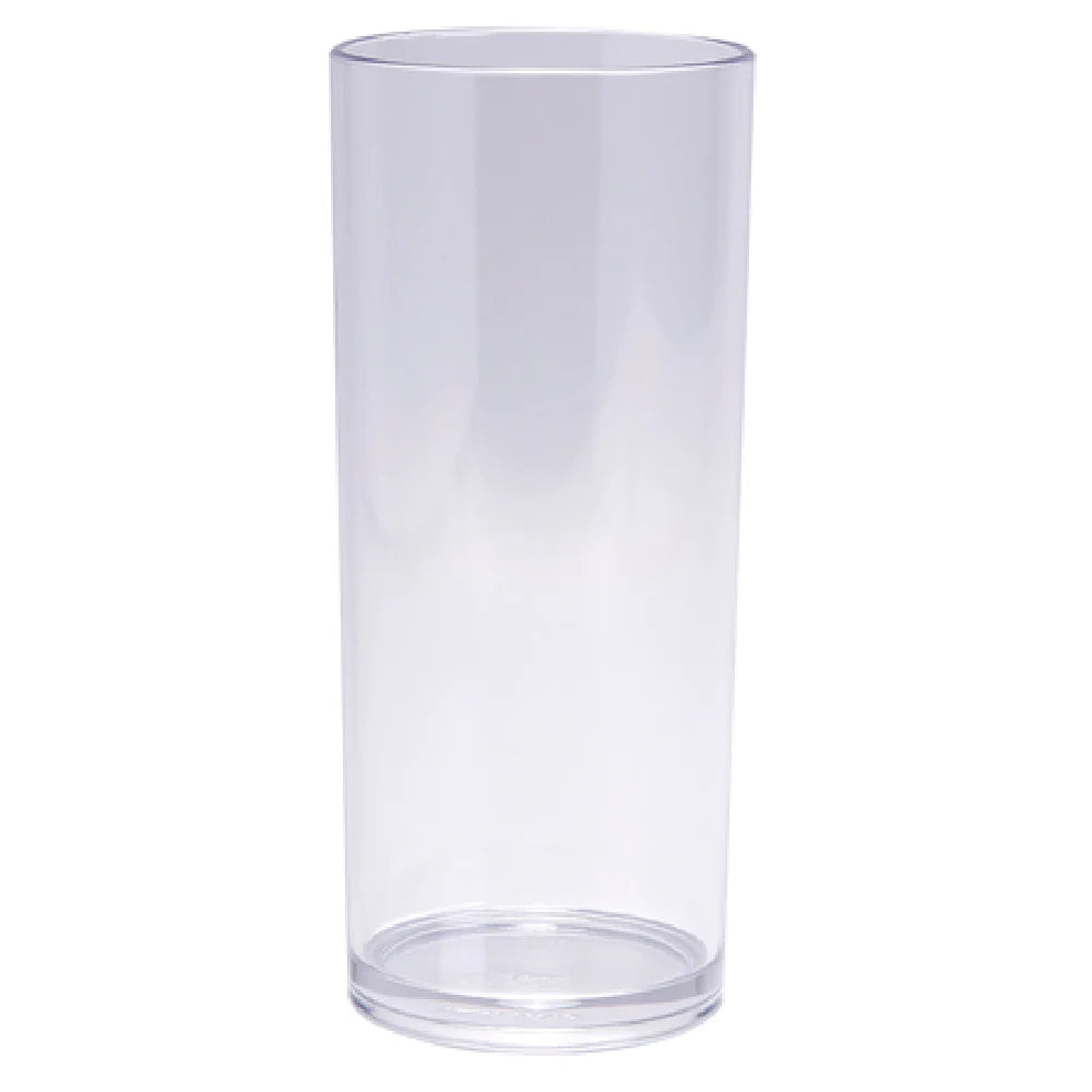 Yanco Hi Ball Glass SM-16-H is a durable and stylish choice for serving a variety of beverages in both casual and professional settings. Made from high-quality SAN plastic, this 16 oz glass offers exceptional clarity while being impact-resistant, making it ideal for high-traffic environments such as restaurants, bars, and catering services. With a sleek 2.75-inch diameter and a 6.25-inch height, it provides an elegant yet practical presentation for cocktails, soft drinks, and more. 