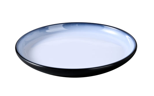Yanco Oval Plate SN-210 delivers contemporary style with its elegant gradient finish in white and black. Made from durable melamine, it combines strength with artistic flair, making it perfect for stylish appetizer presentations. Its oval shape and smooth lines elevate any food plating, ideal for modern restaurants or upscale catering events.