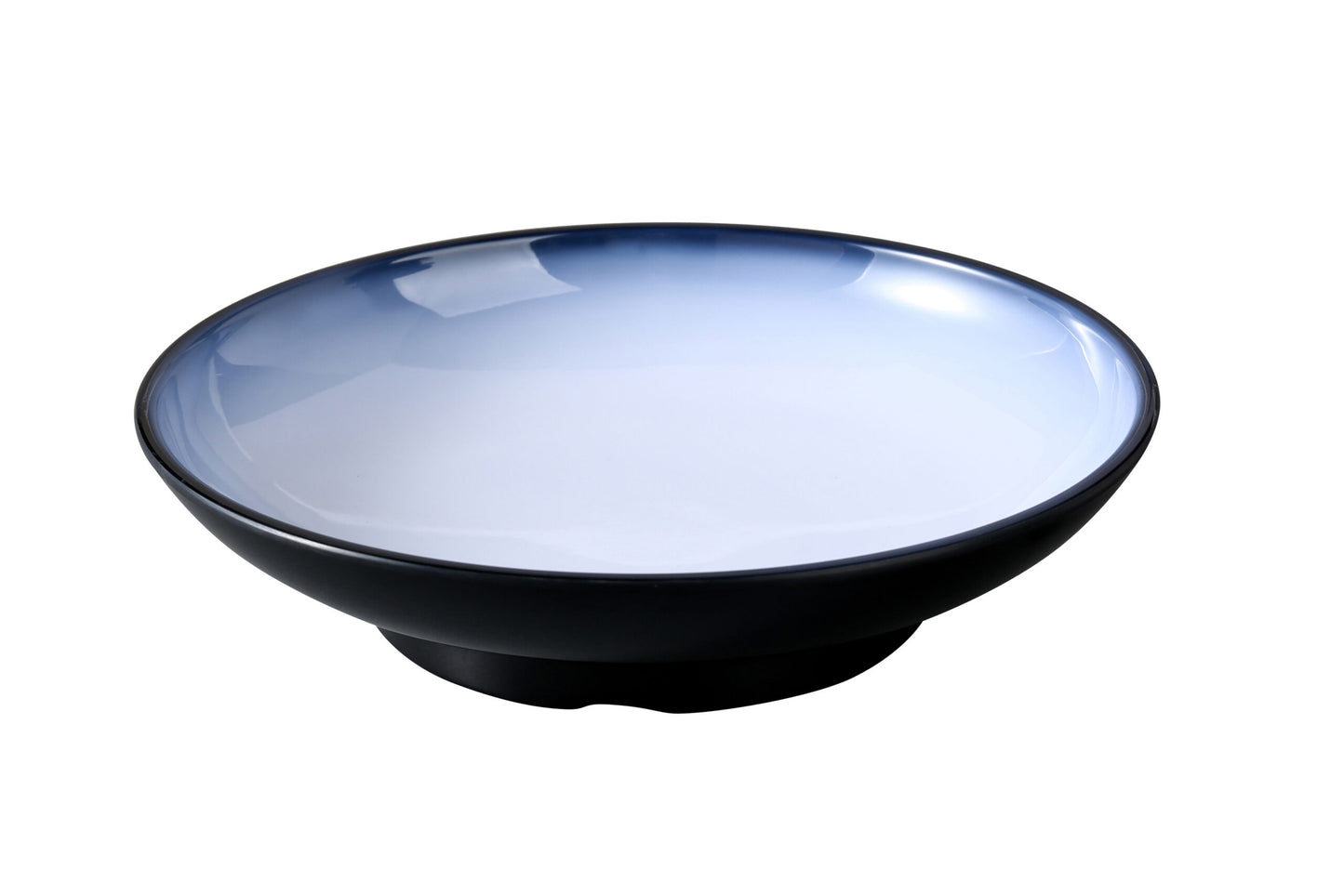 Yanco Pasta Bowl SN-310 offers a stylish and durable solution for serving hearty portions. Made from sturdy melamine, this bowl features a seamless white and black gradient that enhances its modern appeal. Its generous size makes it ideal for pasta, salads, or entrée servings in both casual and upscale dining environments.