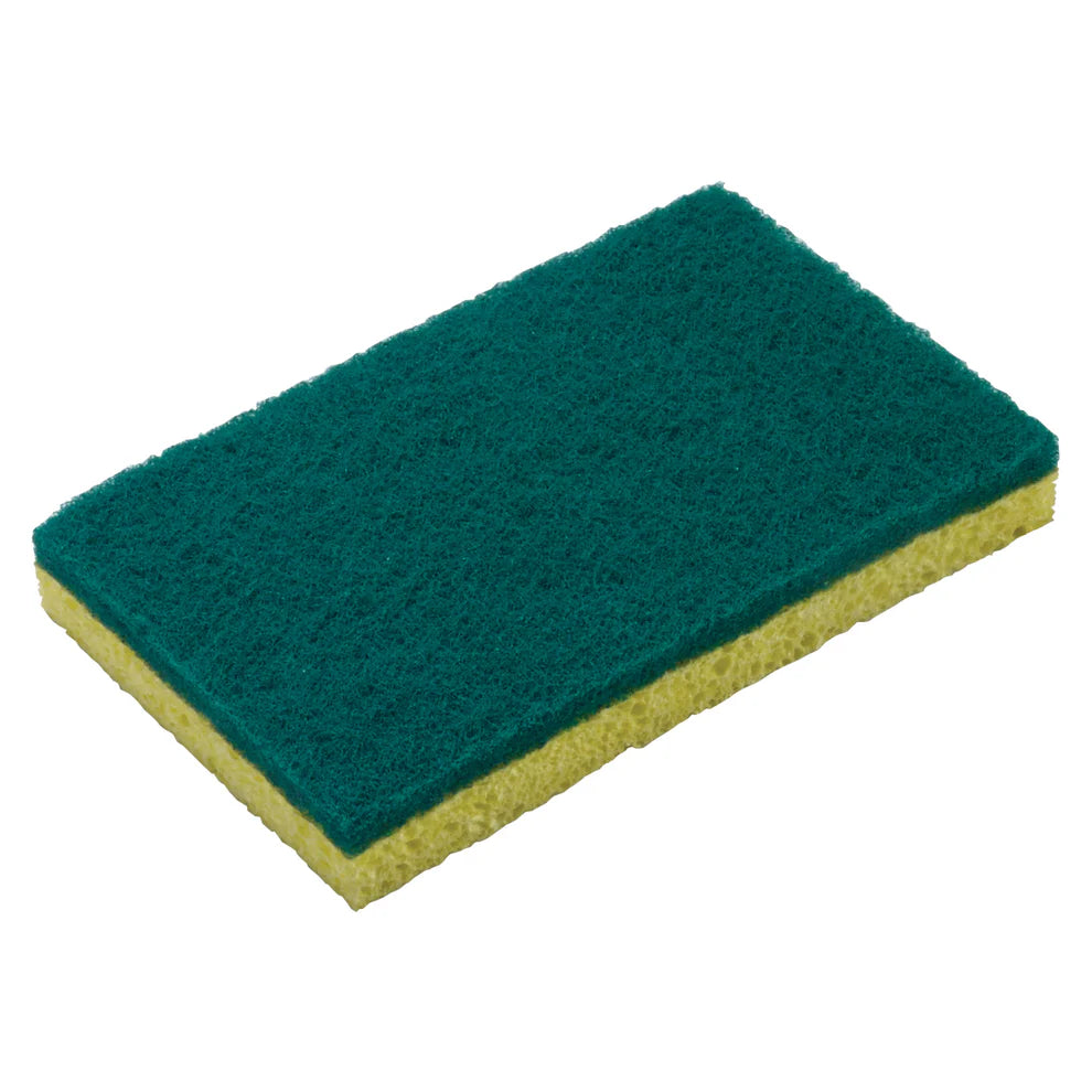 Winco SP-SC63, 3pcs/pk 6x3-5/8" General Duty, Cellulose Scrub Sponge
