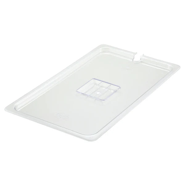 Winco SP7100C-SP7900S, 1/2-1/6 Slotted, Solid, Hinged Covers