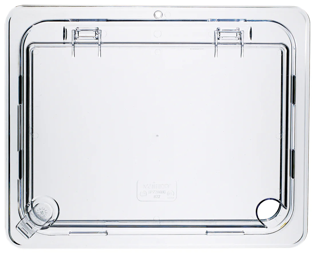 Winco SP7100C-SP7900S, 1/2-1/6 Slotted, Solid, Hinged Covers