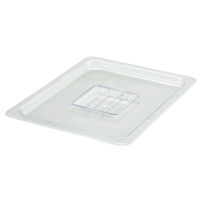 Cover for Food Pan is made from polycarbonate, this shatterproof cover is easy to clean and will withstand high volume service. This translucent food pan cover provides a clear view of what's inside.