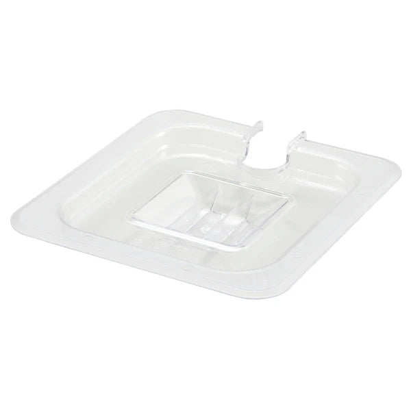 Winco SP7100C-SP7900S, 1/2-1/6 Slotted, Solid, Hinged Covers