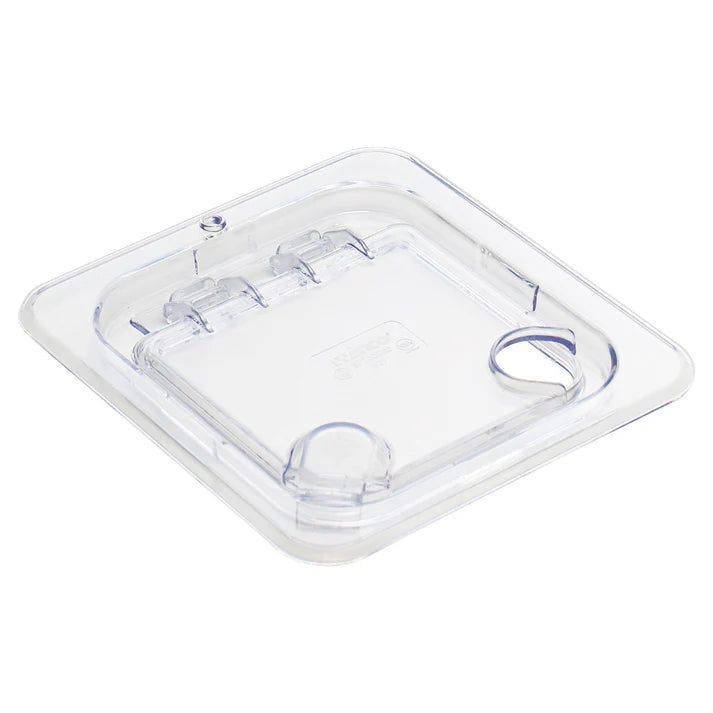 Cover for Food Pan is made from polycarbonate, this shatterproof cover is easy to clean and will withstand high volume service. This translucent food pan cover provides a clear view of what's inside.