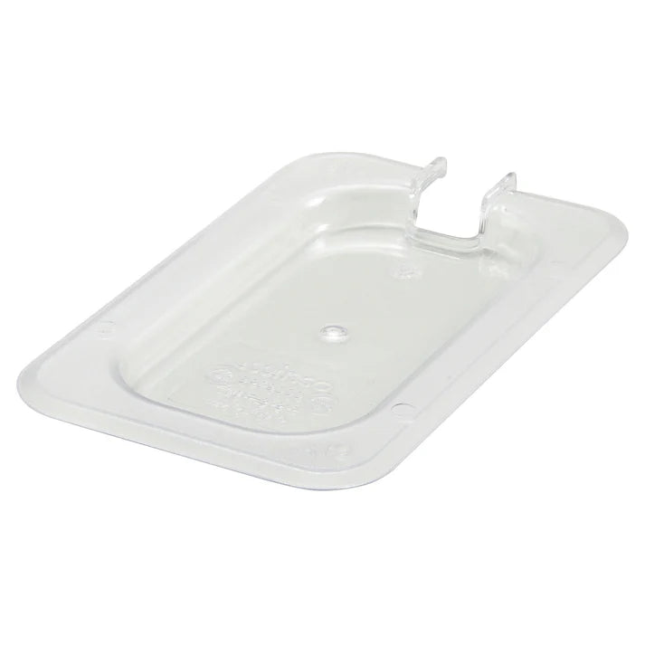 Cover for Food Pan is made from polycarbonate, this shatterproof cover is easy to clean and will withstand high volume service. This translucent food pan cover provides a clear view of what's inside.