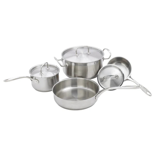 Winco SPC-7H, 7-piece S/S Cookware Set, EA