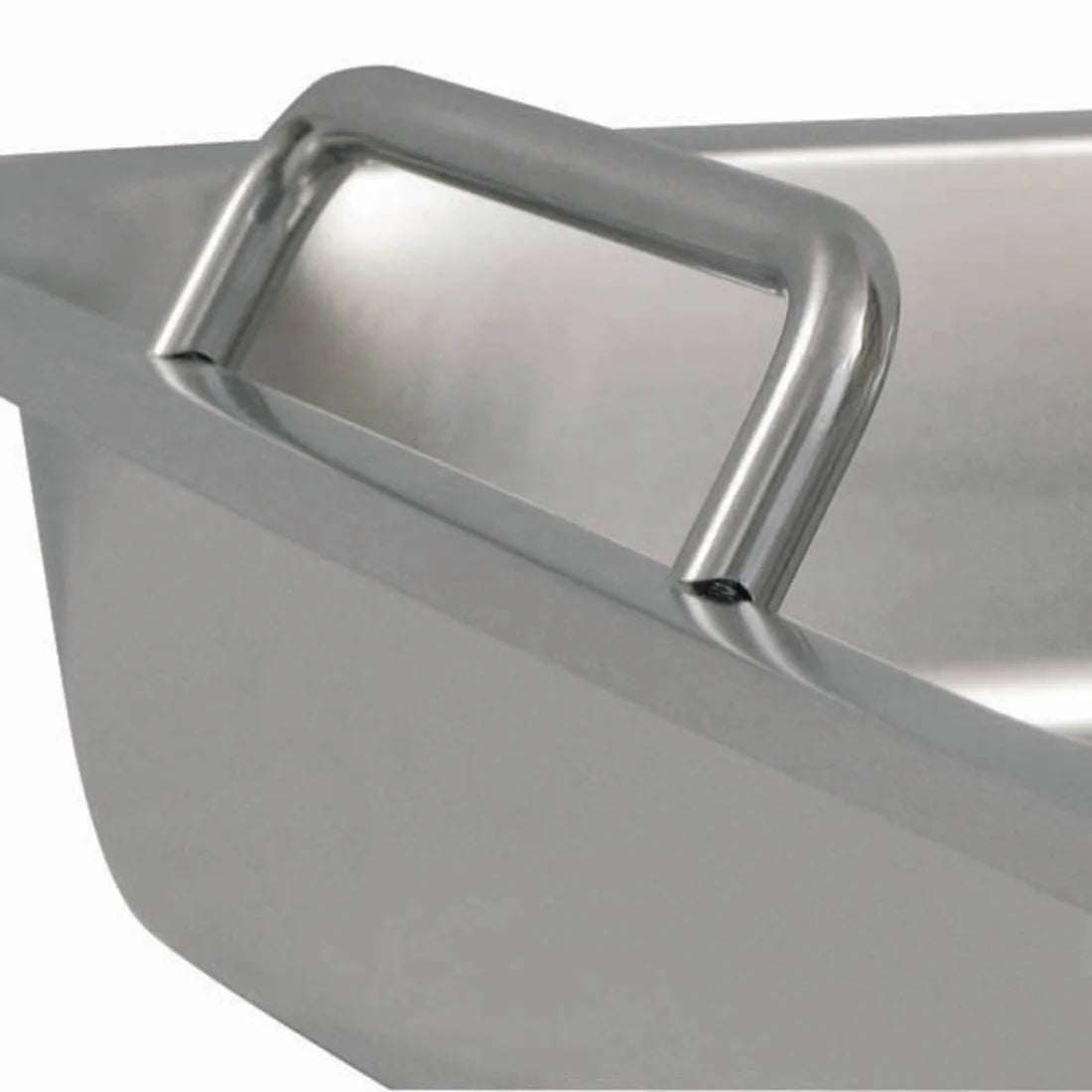 Winco SPF2-HD, Stainless Steel Full-size Steam Pan w/Hdls