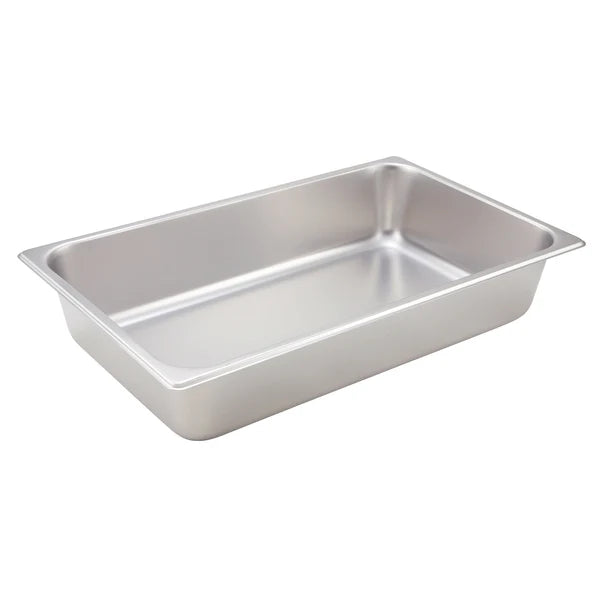 Winco SPF1- PTT6, 25 Ga S/S Full/Half/Third, Straight-sided Steam Pan