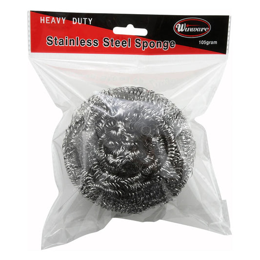 Winco SPG-105/50, 105g/50g Stainless Steel Scrubbing Sponge