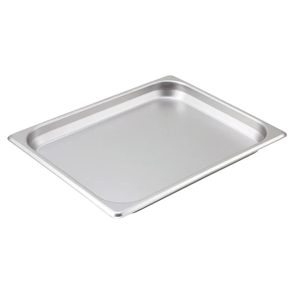 Winco SPF1- PTT6, 25 Ga S/S Full/Half/Third, Straight-sided Steam Pan