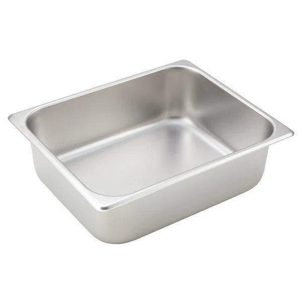 Winco SPF1- PTT6, 25 Ga S/S Full/Half/Third, Straight-sided Steam Pan