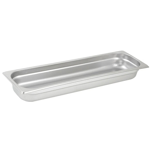 Winco SPJH-2HL-6HL, 2.5–6"D, 22 Ga S/S Half Size Long Steam Pans