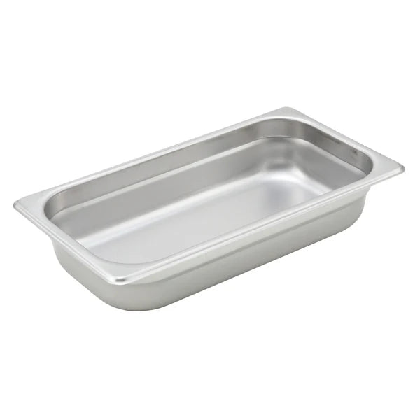 Winco SPJH-101 to SPJH-906GN, S/S Anti-jam Full, 22 Ga Steam Pans, EA