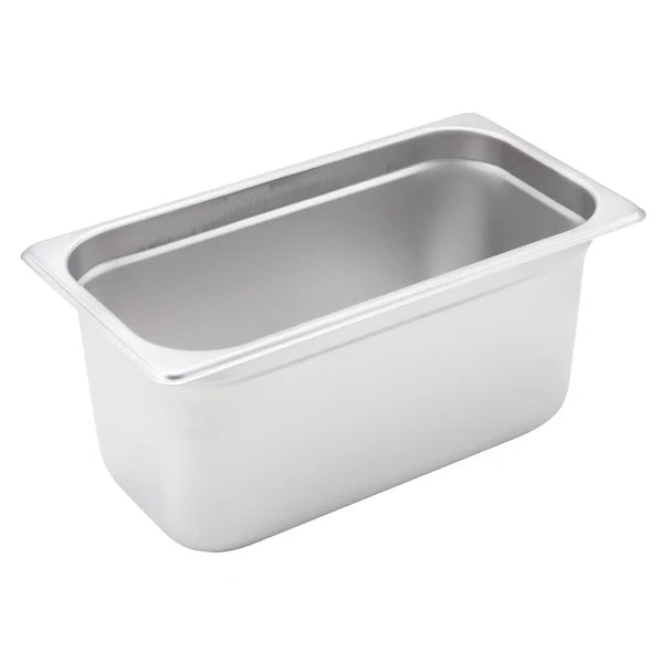 Winco SPJH-101 to SPJH-906GN, S/S Anti-jam Full, 22 Ga Steam Pans, EA