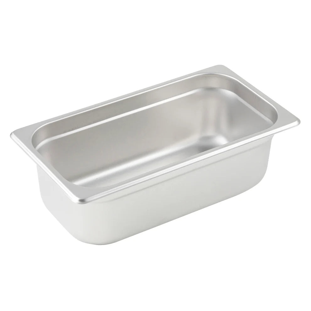 Winco SPJM-102 to 904, Full to 1/9, 24 Ga S/S Anti-Jam Steam Pans, EA