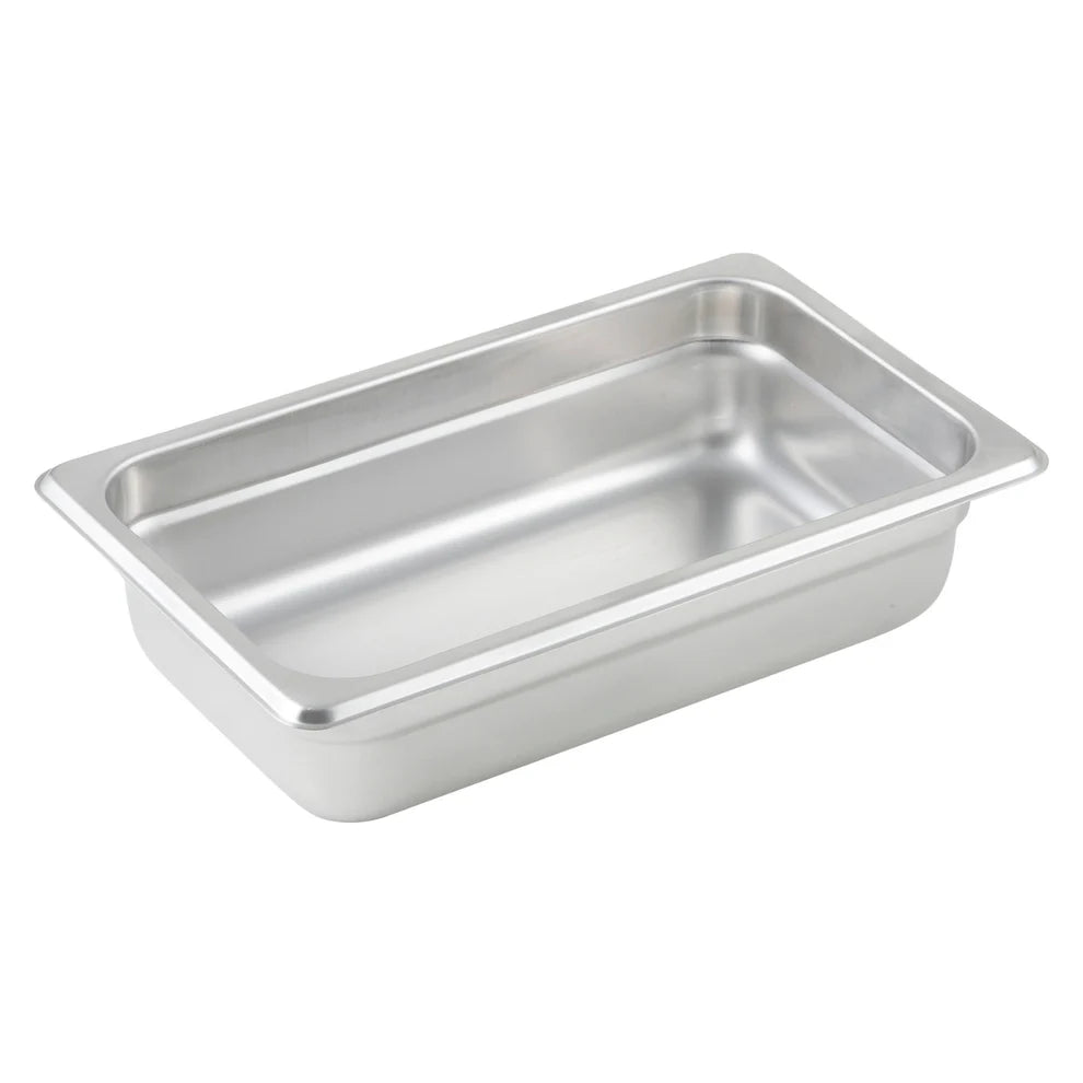Winco SPJM-102 to 904, Full to 1/9, 24 Ga S/S Anti-Jam Steam Pans, EA