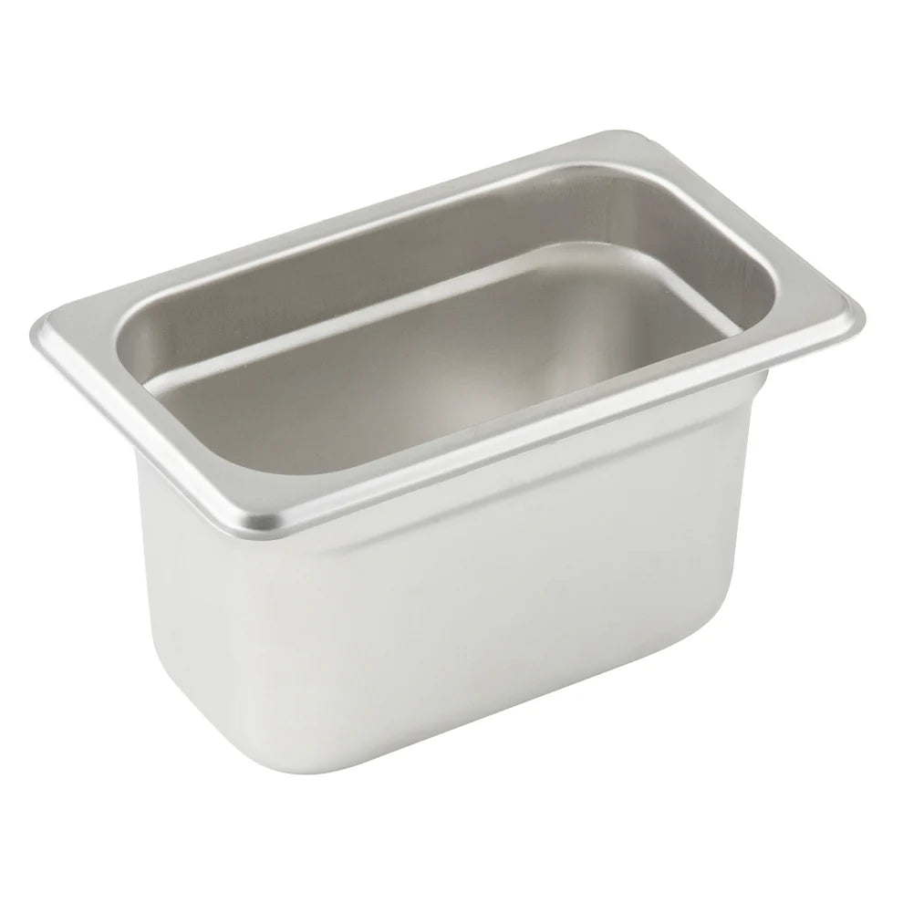 Winco SPJM-102 to 904, Full to 1/9, 24 Ga S/S Anti-Jam Steam Pans, EA