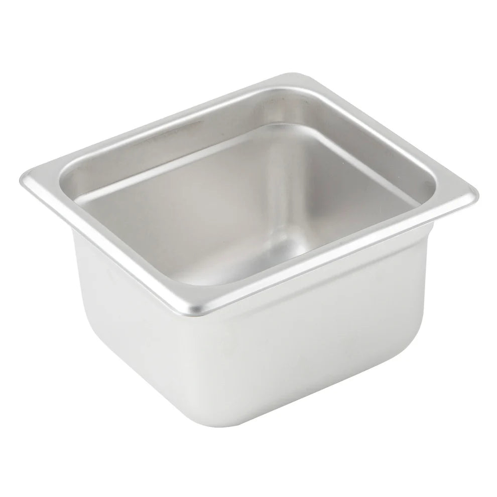 Winco SPJP-102 to 904, Full-1/9, 2.5-6", 23 Ga S/S Anti-jam Steam Pans