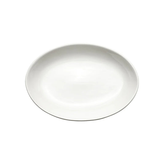 Winco SPO-155/SPO-19, 15.5" & 19", Case Packs Oval Deep White Porcelain Specialty Platters