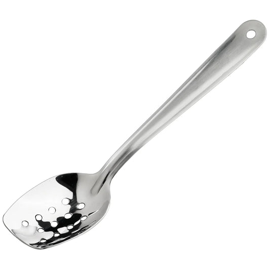 Winco SPS-P10 to P8, 8-10" Perforated Slanted Plating Spoon, EA
