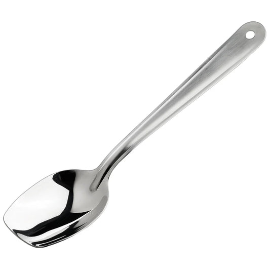 Winco SPS-S10 to S8, 8-10" Solid Slanted Plating Spoon, EA