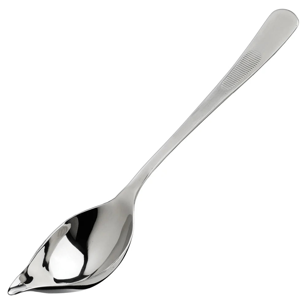 Winco SPS-TS8, 8" Drizzling Plating Spoon w/ Tapered Spout, EA
