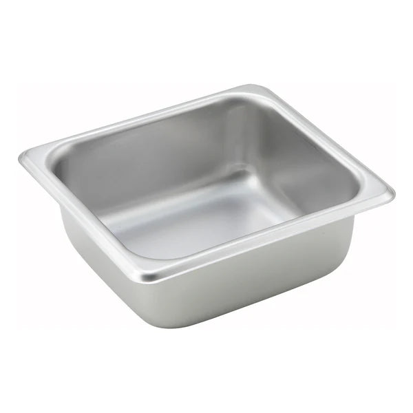 Winco SPF1- PTT6, 25 Ga S/S Full/Half/Third, Straight-sided Steam Pan