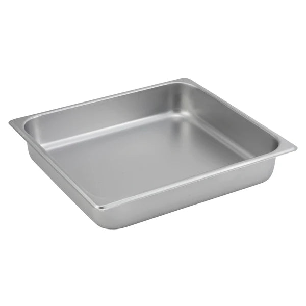 Winco SPF1- PTT6, 25 Ga S/S Full/Half/Third, Straight-sided Steam Pan