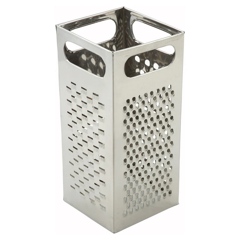 Winco SQG-4, 9" x 4", S/S Square Box Grater, EA