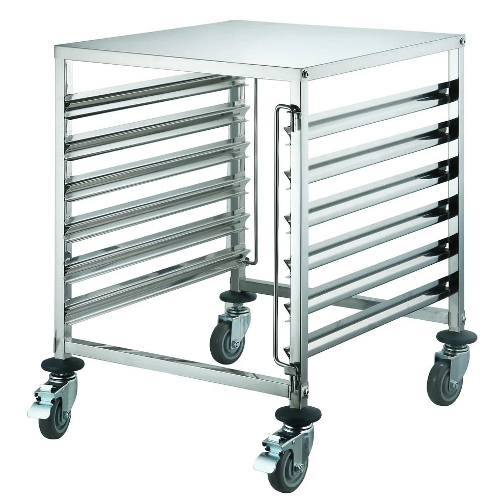 Winco SRK-12 to 36, 12-36 Tier, SS, KD Under-Counter Pan Rack