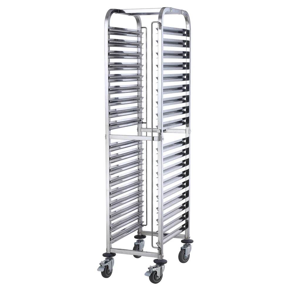 Winco SRK-12 to 36, 12-36 Tier, SS, KD Under-Counter Pan Rack