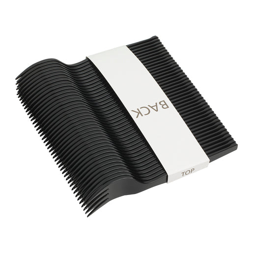 Dixie SmartStock Series-O Medium-Weight Polypropylene Black Plastic Forks