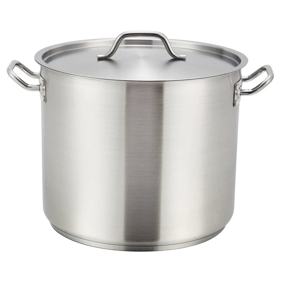 Winco SST-12 to 80, 8-80qt S/S Stock Pot w/Cover
