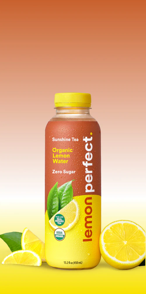 15.2oz Lemon Perfect Sunshine Tea Flavored Water Drink
