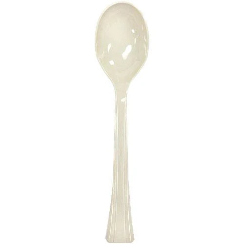 Soup Spoon Bag with high-quality disposable spoons in Clear, Silver, Pearl, Gold, and Sahara—ideal for events, catering, and parties with durable, stylish, and food-safe design.