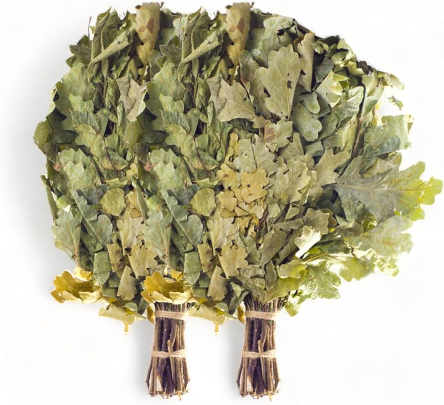 Oak Leaf Sauna Bathhouse Banya Whisk