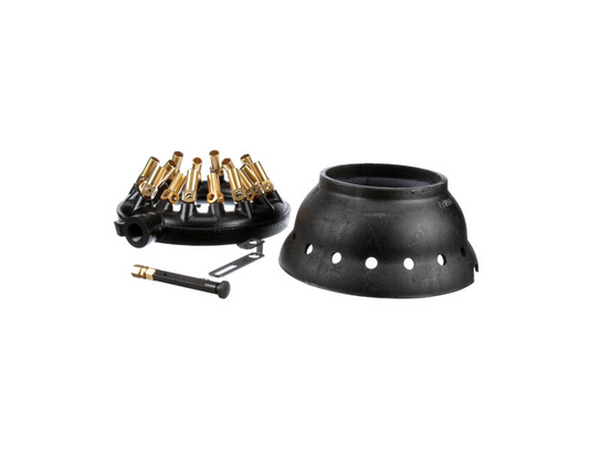16-tip volcano burner natural gas with plate