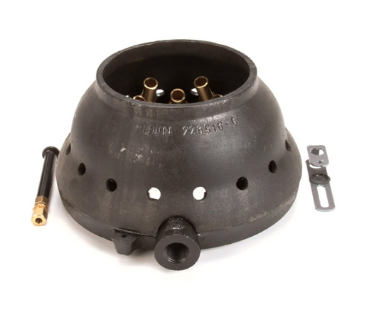 16-tip volcano burner propane gas with plate