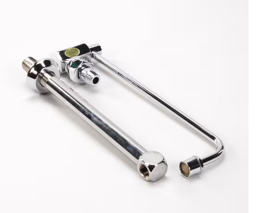 Pedestal swing faucet assembly