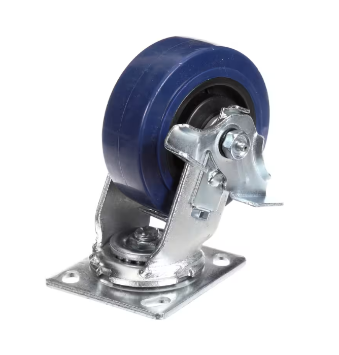Caster with brake