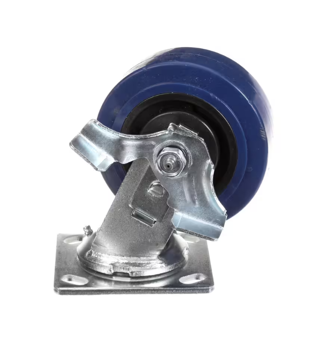 5" plate caster