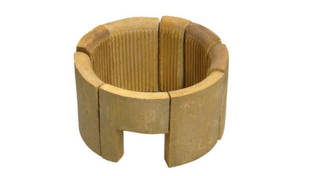 22" 3-ring brick set with flue