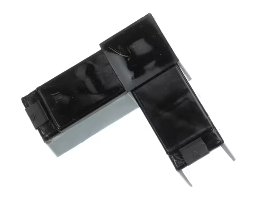 Maintain your sneeze guard system with the 1-1/4 Inch Black 90 Degree 3 Prong Sneeze Guard Assembly Blocks 900303. OEM replacement blocks provide secure panel positioning and dependable support for commercial foodservice equipment.