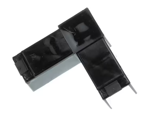 Maintain your sneeze guard system with the 1-1/4 Inch Black 90 Degree 3 Prong Sneeze Guard Assembly Blocks 900303. OEM replacement blocks provide secure panel positioning and dependable support for commercial foodservice equipment.