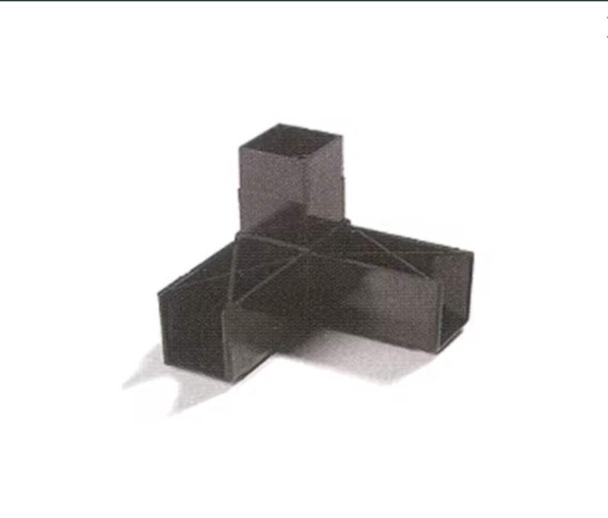 Maintain your sneeze guard system with the 1-1/4 Inch 90 Degree 3 Prong Sneeze Guard Assembly Blocks 900331. Designed to provide secure panel positioning and dependable support for compatible commercial foodservice equipment.