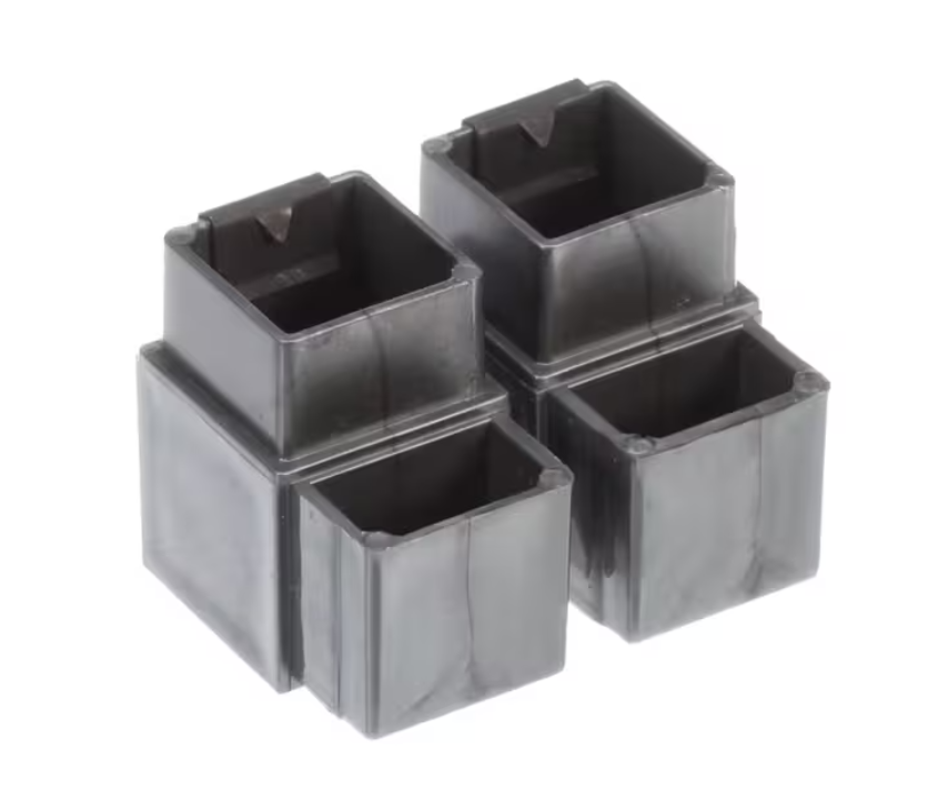 Maintain your sneeze guard system with the 1 Inch 90 Degree 2 Prong Sneeze Guard Assembly Blocks 900431. Designed for secure panel positioning and dependable support in commercial foodservice applications.